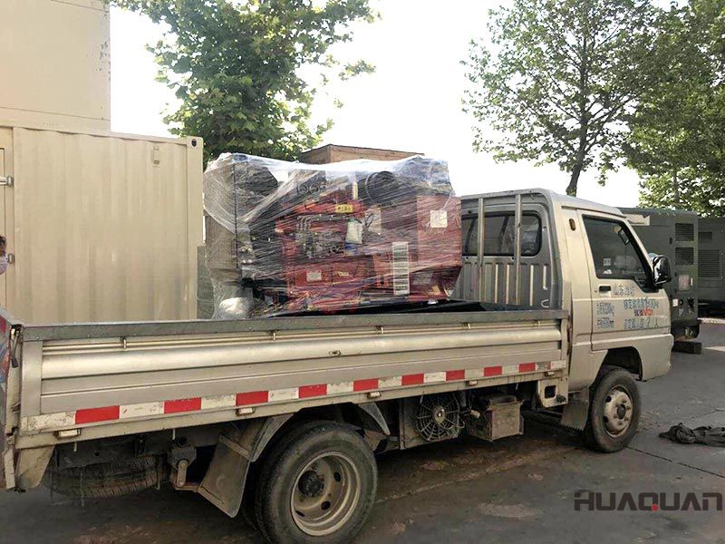 一臺HQ40GF標配柴油發(fā)電機組在6.25號，發(fā)往山東省濱州