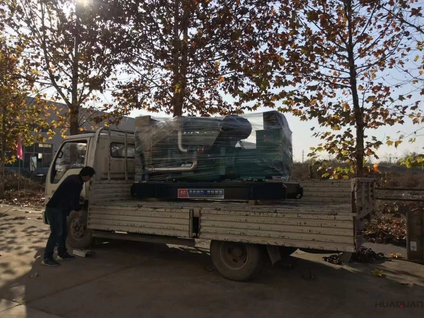 一臺64kw自動化柴油發電機組于11月13日從華全動力順利發往山東省