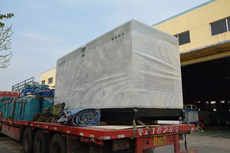 3月26日，汪先生從華全動力采購的250kw靜音箱發電機組發往江蘇省