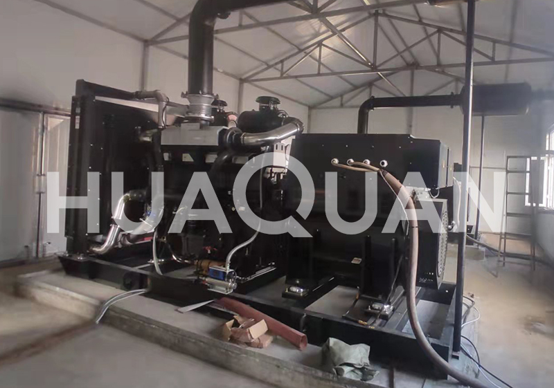 四川某部隊550kW發電機組電站項目